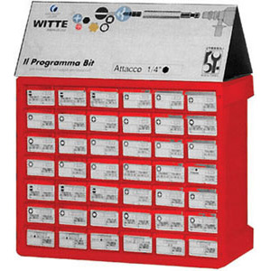 2023G - DISPLAY UNITS FOR 1/4 SHANK BITS, DIN 3126 WITTE-CENTER - Orig. Witte